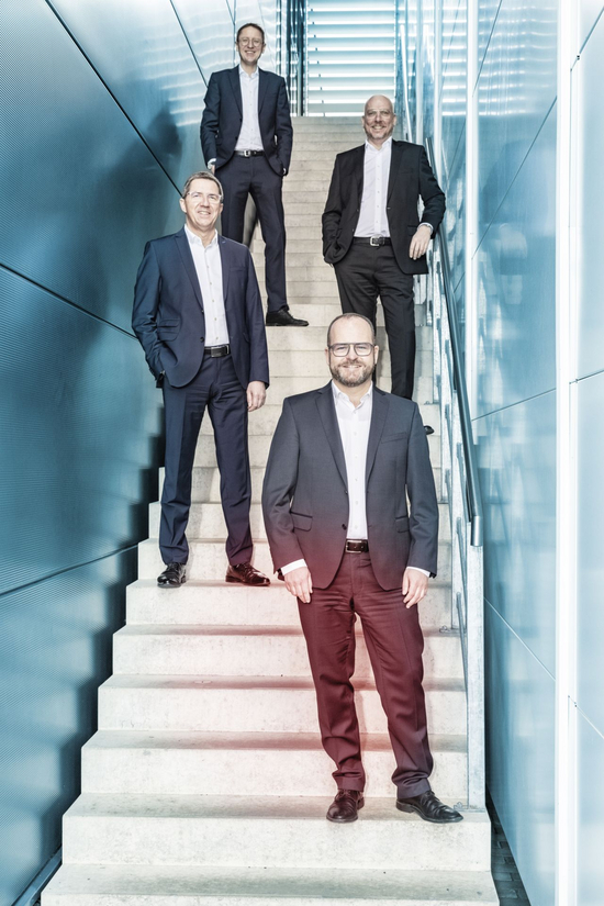 Gruppenbild der Geschäftsführung von LAUDA