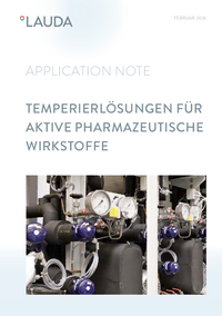 Temperierlösungen für aktive pharmazeutische Wirkstoffe