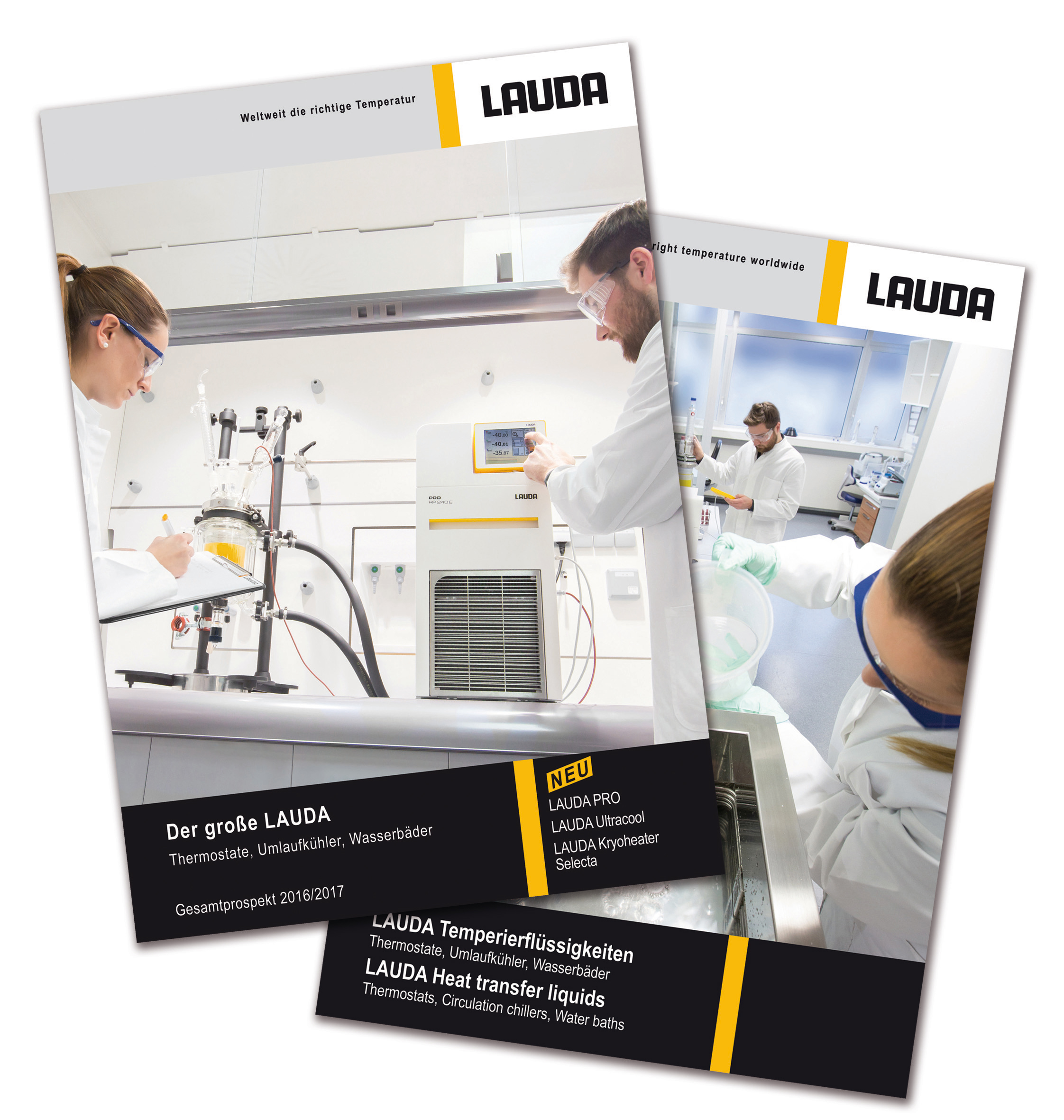 New complete LAUDA brochure for temperature control devices 2016/2017
