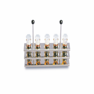 Stainless steel test tube rack