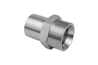 Einlötnippel M38 x 1,5 A auf ID 28,5 mm