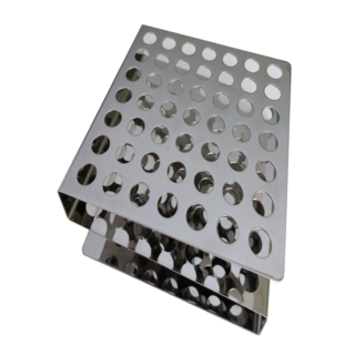 Test tube rack in z-shape