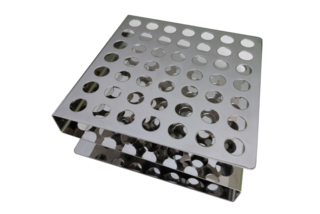 Test tube rack in z-shape