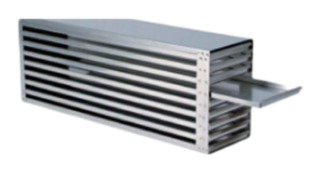Storage rack w. drawers for upright freezers 129 l
