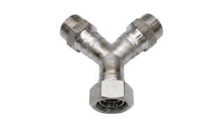Y-distributor M30 x 1.5 F to 2x M30 x 1.5 M