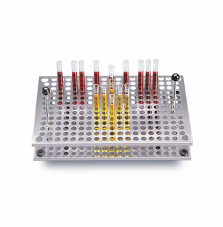 Stainless steel test tube rack