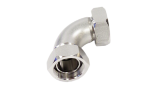 Adapter 90°, M38 x 1.5 I to M38 x 1,5 I