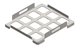 Insert frame for bath opening 350x350 mm