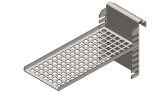 Support tray with placement surface