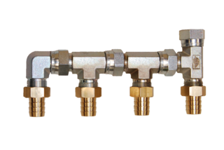Set 4-way distributor G 3/4" Variocool